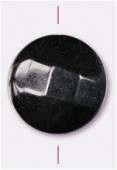 Black glass palet à facettes 12 mm x1