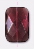 Amethyst rectangle à facettes 30x20 mm x1