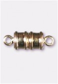 Fermoir aimanté 16x5 mm plaqué or x1