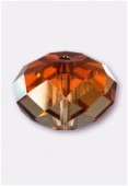 Rondelle 5040 18 mm Crystal Copper x1