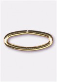 Anneau brisé 16x6 mm or x 12