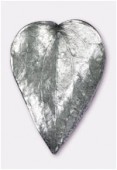 Argent 925 feuille de lierre 40x30 mm x1