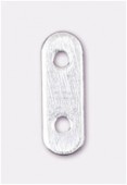 Argent 925 barrette 2 trous 7x2 mm x2 Argent 925 barrette 2 trous 7x2 mm x2