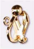 Clip boule 13x10 mm or x2