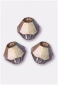 Toupie 4 mm gold crest x50