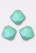 Toupie 4 mm green turquoise x50