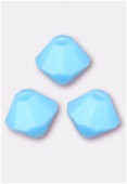 Toupie 4 mm blue turquoise x50
