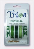 Fil cablé Soft Flex Trios Renewal 0.19 Peridot, Emerald, Chrysoprase x1