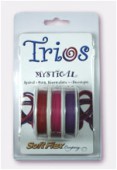 Fil cablé Soft Flex Trios Mystical 0.19 Spinel, Pink tourmaline, Amethyst x1