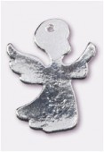 Pendentif en métal ange 32x25 mm argent x1 Pendentif en métal ange 32x25 mm argent x1