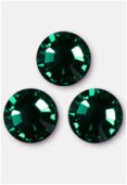 Strass 2058 SS34 7 mm emerald F x12