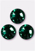Strass 2058 SS20 5 mm emerald F x24
