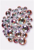 Strass 2028 3 mm / 5 mm / 7 mm crystal AB F x42