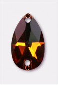 Goutte à coudre 3230 18x10,5 mm crystal copper F x1