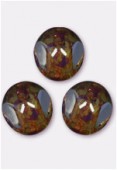 Perle 3-cut picasso 10 mm crystal x6