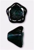 Cloche fleur 6x8 mm blue zircon x6