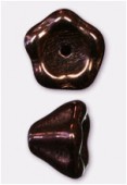 Cloche fleur 6x8 mm dark bronze x6