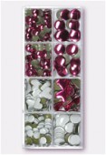 Assortiment de strass thermocollants en aluminium It's A Girl x360