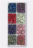 Assortiment de strass thermocollants en aluminium Pearltastic x576