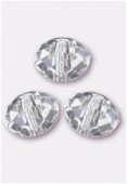 Rondelle 5040 6 mm crystal x4