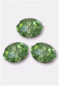 Rondelle 5040 6 mm peridot x4