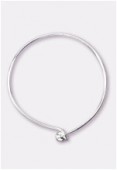 Bracelet à boule dévissable argent x1