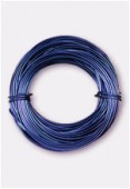 Fil en aluminium 1 mm bleu royal x12m