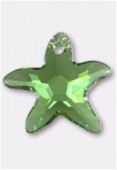 Etoile de mer 6721 16 mm peridot x1