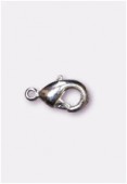 Fermoir mousqueton 10x6 mm argent x300
