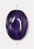 Améthyste palet ovale 10x8 mm x4