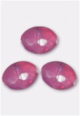 Ronde aplatie 6x9 mm milky rose x6