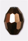 Olive Celebrity Crystal 11x8 mm bronze x2