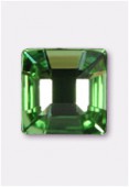 Carré à coller 2483 10 mm peridot F x1