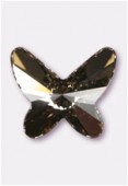 Papillon à coller 2854 18 mm crystal silver shade F x1
