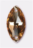 Navette à coudre 3223 18x9 mm crystal golden shadow F x1