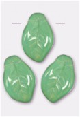 Feuille 9x14 mm jade opal x6
