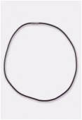 Collier caoutchouc 42x2 mm noir x1