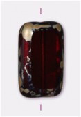 Palet rectangle chicklet cut 16x10 mm dark siam x1