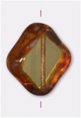 Palet diamond cut 18 mm topaz x1