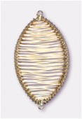 Forever Gold 18 k pendentif ovale 50x27 mm x1
