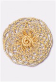 Forever Gold 18 k pendentif camellia 36 mm x1
