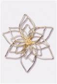 Forever Gold 18 k pendentif poinsettia 70 mm x1