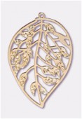 Forever Gold 18 k pendentif feuille 38x36 mm x1