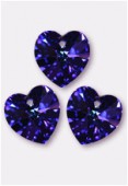 Coeur 6202 18x17,5 mm crystal heliotrope x1