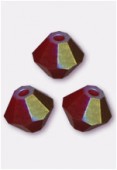 Toupie 5328 4 mm dark red coral AB x50