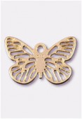 Forever Gold 18 k breloque filigrée papillon 15x10 mm x1 Forever Gold 18 k breloque filigrée papillon 15x10 mm x1
