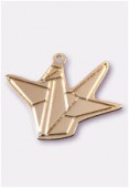 Forever Gold 18 k breloque origami 20x25 mm x1 Forever Gold 18 k breloque origami 20x25 mm x1