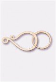 Forever Gold 18 k fermoir crochet 39 mm x1 Forever Gold 18 k fermoir crochet 39 mm x1