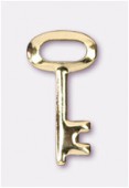 Forever Gold 18 k breloque clef 15x7 mm x1 Forever Gold 18 k breloque clef 15x7 mm x1