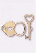 Forever Gold 18 k fermoir cadenas 13x7x7 mm x1 Forever Gold 18 k fermoir cadenas 13x7x7 mm x1